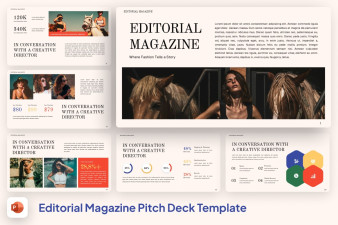 Editorial Magazine PowerPoint Template